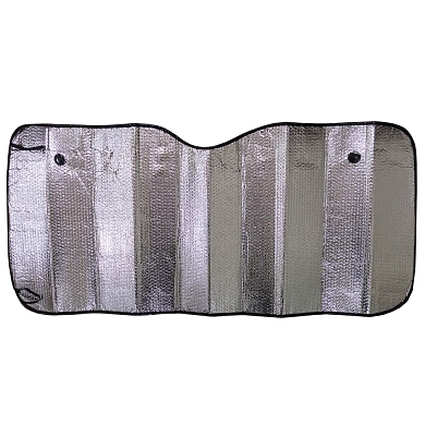 Шторка экран 130*60см на лобовое стекло фольга двусторонняя (S01204004) SKYWAY