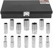 Набор головок глубоких 1/2", 10-32 мм, 6 гр., 14 пр. (FK-4143-5) FORCEKRAFT