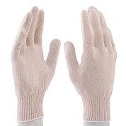 Перчатки трикотажные, х/б, 4 нити, 10 класс (67710) Сибртех