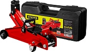 Домкрат гидравлический подкатной, 2т., 125-320 мм, в кейсе, "RED FORCE" (43152-2-K) STAYER