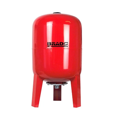 Гидроаккумулятор BRADO T-50V (50 л, вертикальный, сталь, 6 атм), BRADO