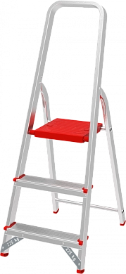 Лестница-стремянка алюм. профес. NV3110 (3 ступ. 59/125см, 4.3кг) Новая высота