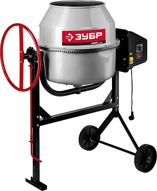 Бетоносмеситель БМЧ-140 (0.55 кВт, 140/70 л, 220 В) ЗУБР