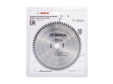 Диск пильный 210х30х2.4x96T ECO for Aluminium (2 608 644 391) BOSCH