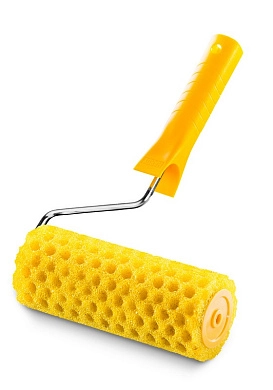 Валик поролоновый 180мм/8мм, туба 70мм, структур. "Горошек" (0111-797018) HARDY