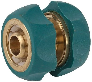 Муфта "Profi-Plus" (шланг-шланг), латунная с покрытием TPR, 1/2" (4244-55118B) RACO