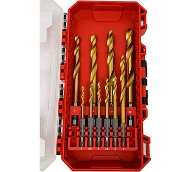 Набор cверл по металлу 3-10мм, 10шт. (4932493865) Milwaukee