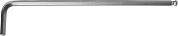 Ключ KRAFTOOL "INDUSTRIE" имбусовый, длинный c шариком, Cr-Mo, хромосатинированное покрытие, HEX 5