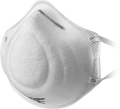 Полумаска фильтрующая, коническая, класс защиты FFP1,Ф-80 (11169) ЗУБР