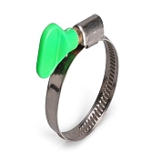 Хомут червячный нержавеющий 10-16мм с бабочкой (69001) Fortisflex