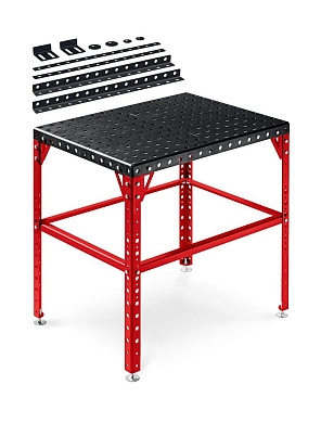 Стол сборочно-сварочный СБС 800-600мм, сталь 4мм, комплект оснастки (32900) ЗУБР