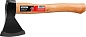 Топор 800 кованый с деревянной рукояткой 360 мм (общий вес 800 г) (2060-08_z02) MIRAX фото3