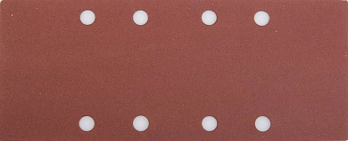 Лист шлифовальный универсальный STAYER "MASTER" на зажимах, 8 отверстий по краю, для ПШМ, Р320, 93х2