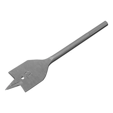 Сверло по дереву перовое, 32 мм, 6-гр. хвостовик (70382) СИБРТЕХ