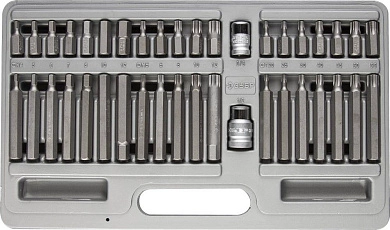 Набор биты специальные в пласт. боксе, HEX, TORX, SPLINE, 40 пр. (2653-H40_z01) ЗУБР