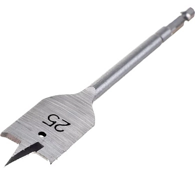 Сверло перьевое по дереву  25х152мм 1/4 (70416) MATRIX