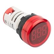 Индикатор значения напряжения ED16-22VD красный (ed16-22vd-r) EKF PROxima