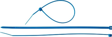 Хомут стяжка нейлон Ø 2.5x150 мм синий 100шт. (309070-25-150) ЗУБР