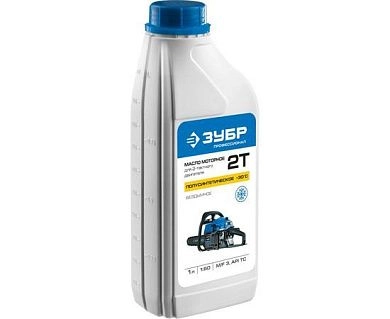 Масло моторное полусинтетическое 2T 1л (ЗМД-2Т-П) ЗУБР