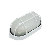 Светильник НБП 04-60-002 60Вт (230В E27 IP54 овал/c решеткой белый)  SV0107-0021 ВЭТП Свет