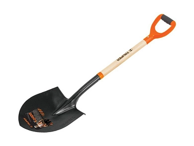 Лопата штыковая "Испанская", деревянный черенок, PRY-P4, 32*27*102см (11147) TRUPER