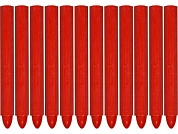 Мелки восковые разметочные, красные (12шт.)(YT-69932) YATO