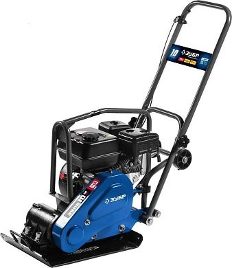 Виброплита бензиновая, 10 кН, Профессионал (ЗВПБ-10 Г) ЗУБР