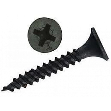 Саморез для крепления ГКЛ в металл 3,5x45 мм F (мелкий шаг, фосфат, уп. 500 шт.)