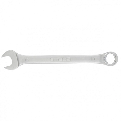 Ключ комбинированный, 19 мм, CrV, матовый хром (15214) STELS