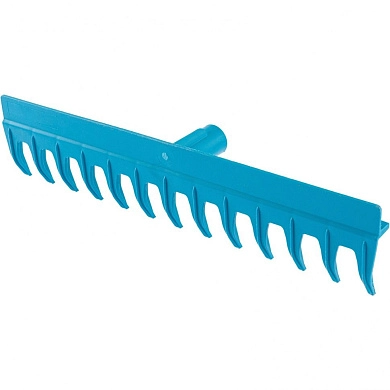 Грабли пластиковые, 430 мм, 13 прямых зубьев, усиленные, без черенка, LUXE (61738) PALISAD