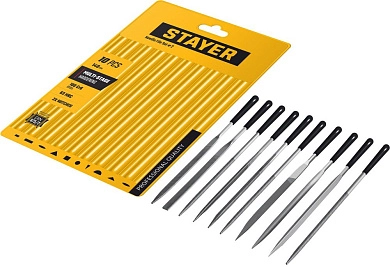 Набор надфилей 140мм, 10 предм., Professional (16011-H10_z02) STAYER