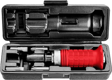 Отвертка ударно-поворотная, реверс., сменные биты, 6шт. (2565) ЗУБР