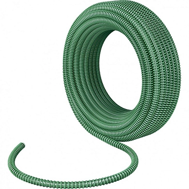 Шланг напорно-всасывающий со спиралью ПВХ, 10 атм, 32мм х 30м (67338) Сибртех
