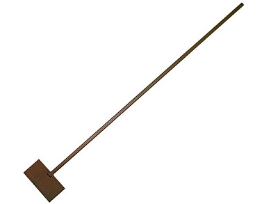 Скребок для снега 200*100*1200 с металлической ручкой (0003681)