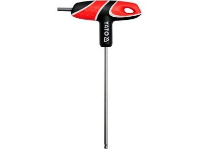 Ключ c T-образной ручкой с шариком HEX  5.0мм 17х92х140мм (YT-05590) YATO