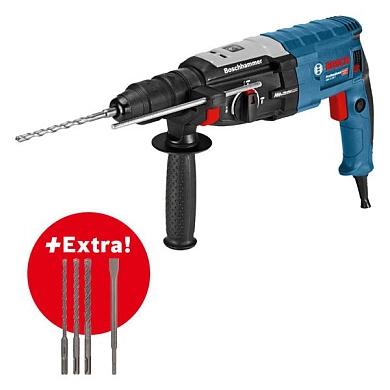Перфоратор GBH  2-28 F + Акция / 880 Вт  / 3.2 Дж / чем. (0 611 267 608)  BOSCH