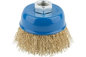 Щетка чашечная (гофр) d=65мм/М14, латун.пров. (F_38941М) MOS