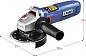 Угловая шлифмашина УШМ-П125-1500 ПСТ (1500 Вт, круг 125х22 мм, пл. пуск, кор.) ЗУБР фото3