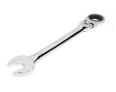 Ключ комбинированный с трещ., шарнирный, 32х32мм, хром.покр. (201246) HORTZ
