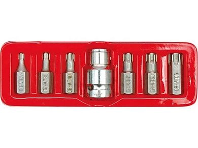 Головки-биты специальные TORX T25-T55 (набор 7пр.)(66570) VOREL