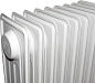 Радиатор масляный открытый BB-20T (2.1 кВт 9 секций 220В 23 м2 белый) Oasis фото4