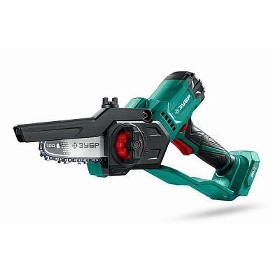 Пила аккум. цепная ПЦА-2010 (20В, без АКБ и ЗУ, шина 10см, шаг 3/10, шир. паз. 1.1мм.0.043″) ЗУБР