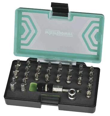 Набор бит + магнитный держатель, 31 пр. (96-8331) WHIRLPOWER