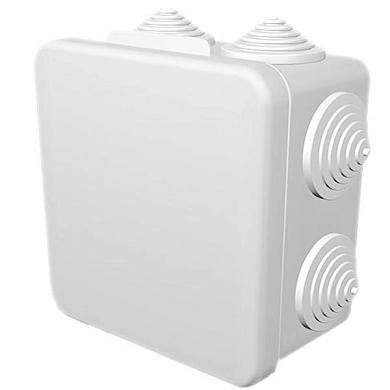 Коробка распределительная С3В108 (100х100х55мм с отверстиями (8 муфт) IP-54) СЗВ108 Б Евро