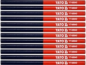 Карандаш столярный синий-красный 12шт. (YT-69940) YATO