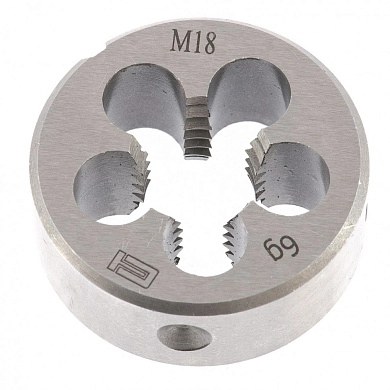 Плашка метрическая М18 х 2,5 мм (77052) СИБРТЕХ