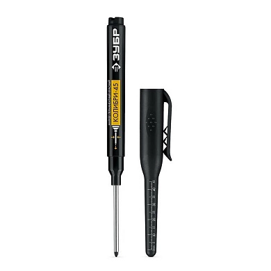 Маркер перм., черный, ø3 мм, L=45мм, для отверстий "Колибри-45" (06339-2) ЗУБР