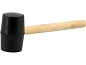 Киянка резиновая 0,33кг/55мм, дерев. ручк. (33650) VOREL фото2