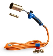 Горелка пропановая, 400мм, стканы 50/17мм, шланг 5м, редуктор, ГП-400Н (55545-H5) ЗУБР