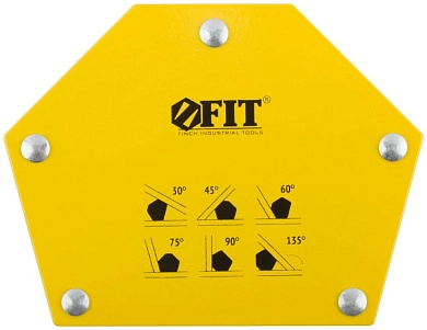 Угольник для сварки магнитный, тип "шестигранник", усилие до 23 кг (F_81806) FIT